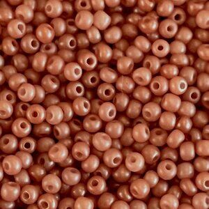 As Low as $2 Czech Rust Matte Opaque Rocaille Seed Beads 2mm 1oz 29g